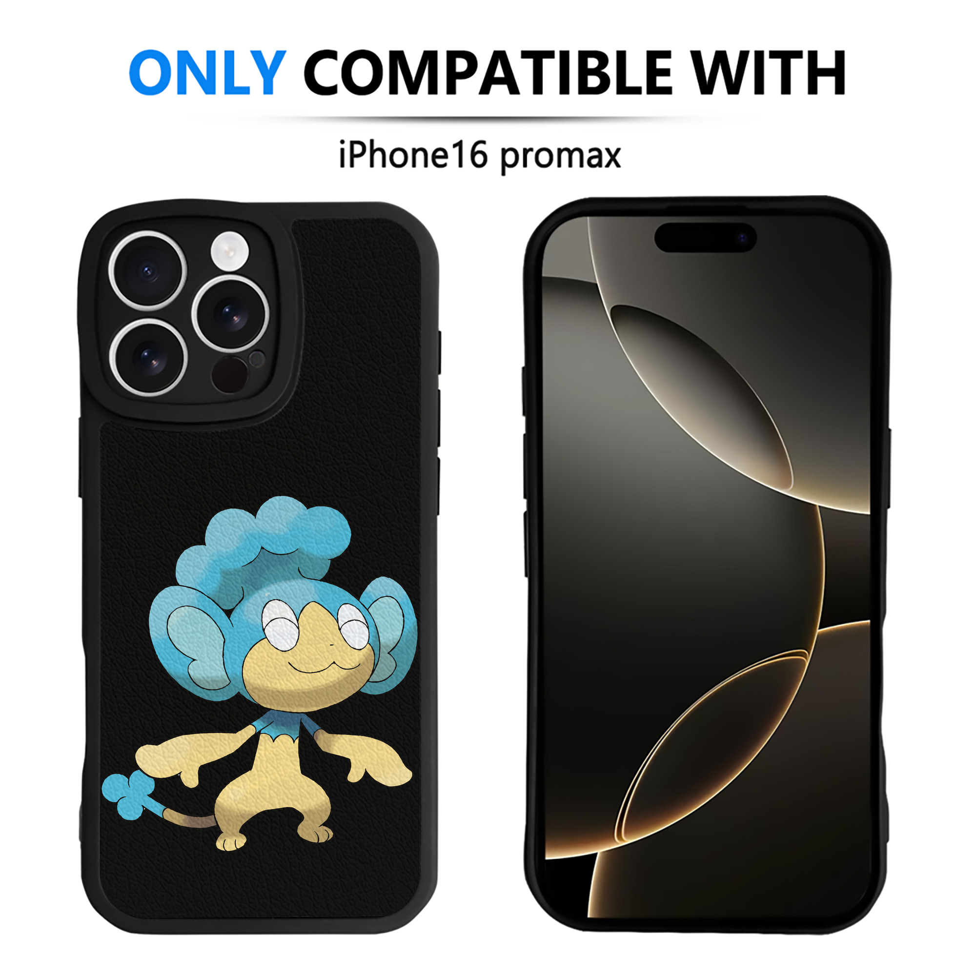 （画像用） ポケットモンスター Pokémon 【iPhone 16シリーズ対応】シリコンスマホケース（レザー調） 材質：シリコン